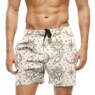 Short Praia Shorts Banho Bermuda Verão Lua Sol Planeta Artes Desenho 982