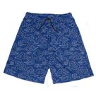 Short Praia Shorts Banho Bermuda Verão Nuvens Traços Desenhos 104