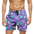 Short Praia Shorts Banho Bermuda Verão Olho Monstro Asas Cartoon 749