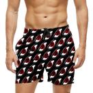 Short Praia Shorts Banho Bermuda Verão Olhos Sharingan Anime Red 1137