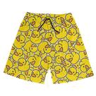Short Praia Shorts Banho Bermuda Verão Patinhos Cartoon Amarelo Toy 198