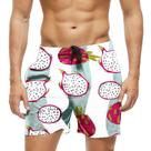 Short Praia Shorts Banho Bermuda Verão Pitaya Fruta Cartoon 681