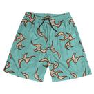 Short Praia Shorts Banho Bermuda Verão Raios Listras Neon Fire 62