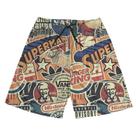 Short Praia Shorts Banho Bermuda Verão Refrigerante Cola Red 87