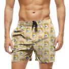 Short Praia Shorts Banho Bermuda Verão Relógio Amarelo 1464 Short Praia Shorts Banho Bermuda Verão Relógio Amarelo 1464