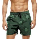 Short Praia Shorts Banho Bermuda Verão Televisão Tv Verde Green 1482 Short Praia Shorts Banho Bermuda Verão Televisão Tv Verde Green 1482