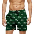 Short Praia Shorts Banho Bermuda Verão Tênis Estilo Verde 1278