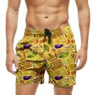 Short Praia Shorts Banho Bermuda Verão Vegetable Vegatais Cartoon 1055 Short Praia Shorts Banho Bermuda Verão Vegetable Vegatais Cartoon 1055