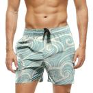 Short Praia Shorts Banho Bermuda Verão Ventos Rajadas Cartoon Azul 660