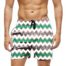 Short Praia Shorts Banho Bermuda Verão Zig Zag Brilhos 1822