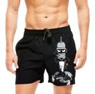 Short Praia Shorts Banho Futurama Robô Bender 687