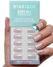 Short Press On Nails Bartbox Pearlescent Glitter para mulheres