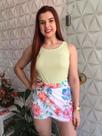 Short saia estampado Short saia estampado