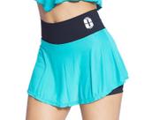Short saia feminino aqua - one sport Short saia feminino aqua - one sport