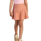 Short Saia Infantil Feminino Robotic cor Marrom - Mon Sucré