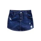 Short Saia Jeans Escuro Vic&ampVicky