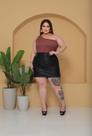 Short Saia Plus Size material ecológico Elegância e Conforto no Tamanho Unico