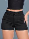 Short Sexy Preto com Elástico Lateral Pit Bull Jeans 86664 Short Sexy Preto com Elástico Lateral Pit Bull Jeans 86664
