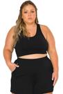 Short Sport Plus Size Preto neon 8647 Estilo do Corpo Armyfit Short Sport Plus Size Preto neon 8647 Estilo do Corpo Armyfit