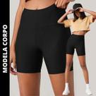 Short Suplex Feminino Meia Coxa Curto Cintura Alta P ao GG