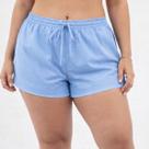 Short Tactel Feminino Plus Size com Cós Elástico e Cordão TamanhoG1CorAzul Royal Short Tactel Feminino Plus Size com Cós Elástico e Cordão TamanhoG1CorAzul Royal