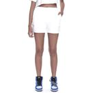 Short Teen Amofany Em Moletom Com Bolso Franzido - OFF WHITE - PP