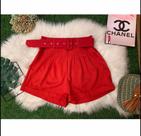 short vermelho poder da moda short vermelho poder da moda