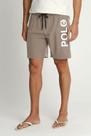 Short Vôlei Logo Lateral Polo Wear Bege Médio
