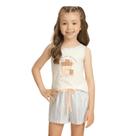 Shortdoll Infantil Regata Algodão Lua Encantada - 11130095