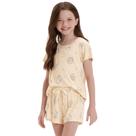 Shortdoll Manga Infantil Algodão Cor Com Amor - 2050136 Cor