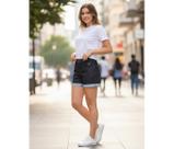 Shortinho Jeans Feminino Confort - Bermuda Blue 3 Denim 3170