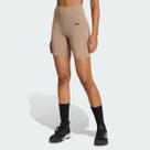Shorts Adidas ESS Optime 7in Feminino Marrom