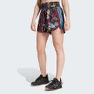 Shorts Adidas Farm Feminino Preto e Vermelho