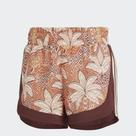 Shorts Adidas Farm Rio Feminino - Marrom Tamanho:LCor:Marrom + LaranjaGênero:Feminino