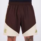 Shorts Adidas Flamengo Treino 2026 Marrom