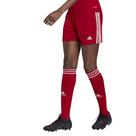 Shorts adidas Squadra 21 para mulheres Team Power vermelho/branco