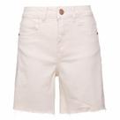 Shorts Basico Barra Desfiada Natural