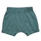 Shorts bebê unissex saruel com elástico com tracinhos malha jaquard verde