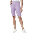 Shorts Bermuda Amanda de mujer Gloria Vanderbilt en violeta dulce, talla 12 US Shorts Bermuda Amanda de mujer Gloria Vanderbilt en violeta dulce, talla 12 US
