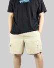 Shorts Bermuda DR7 Street Cargo Logo Circle - Areia