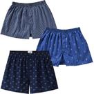 Shorts boxer CINVIK, cintura macia, folgada, relaxada, de algodão para homens