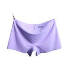 Shorts Boxer Femininos De Verão Em Seda Gelada Respirável De Algodão, Cor Sólida, Modelo Quatro