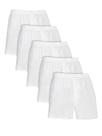Shorts boxer Fruit of the Loom sem etiqueta Masculino branco M