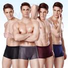 Shorts Boxer Masculinos Plus Size - 4 Unidades em Malha Gelada Respirável