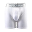 Shorts Boxer Profissionais Masculinos Esportivos Antidesgaste De Perna Longa Em Seda Gelada Vazada