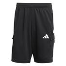 Shorts cargo adidas Tiro preto/branco - tamanho alto