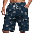 Shorts cargo domirica masculinos Camo Tree Print Quick Dry