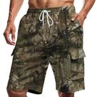 Shorts cargo domirica masculinos com estampa artística de grafite 3GG
