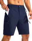 Shorts Cargo Leves Pudolla para Caminhada - Masculino - Azul-Marinho - Tamanho Médio