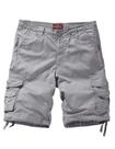 Shorts cargo Match Comfort para homens, cinza prateado, tamanho 2XL/36 Shorts cargo Match Comfort para homens, cinza prateado, tamanho 2XL/36